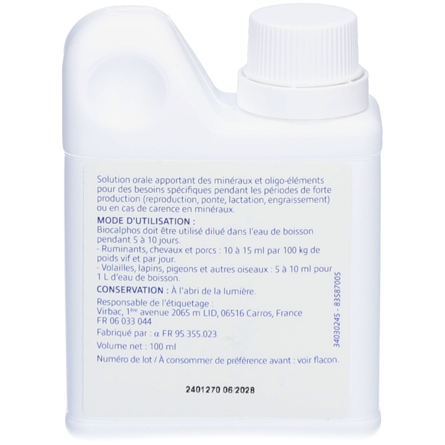 Virbac Biocalphos Solution orale