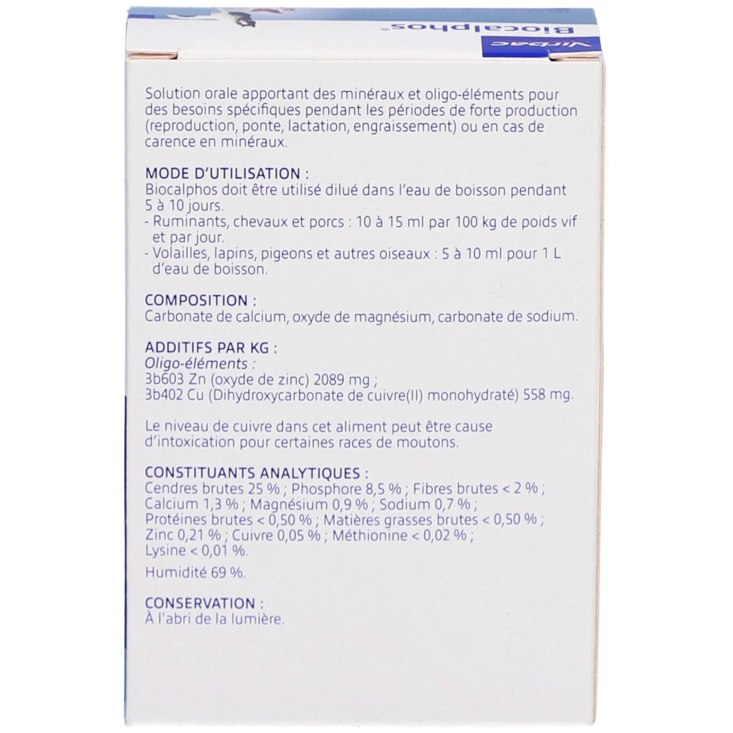 Virbac Biocalphos Solution orale