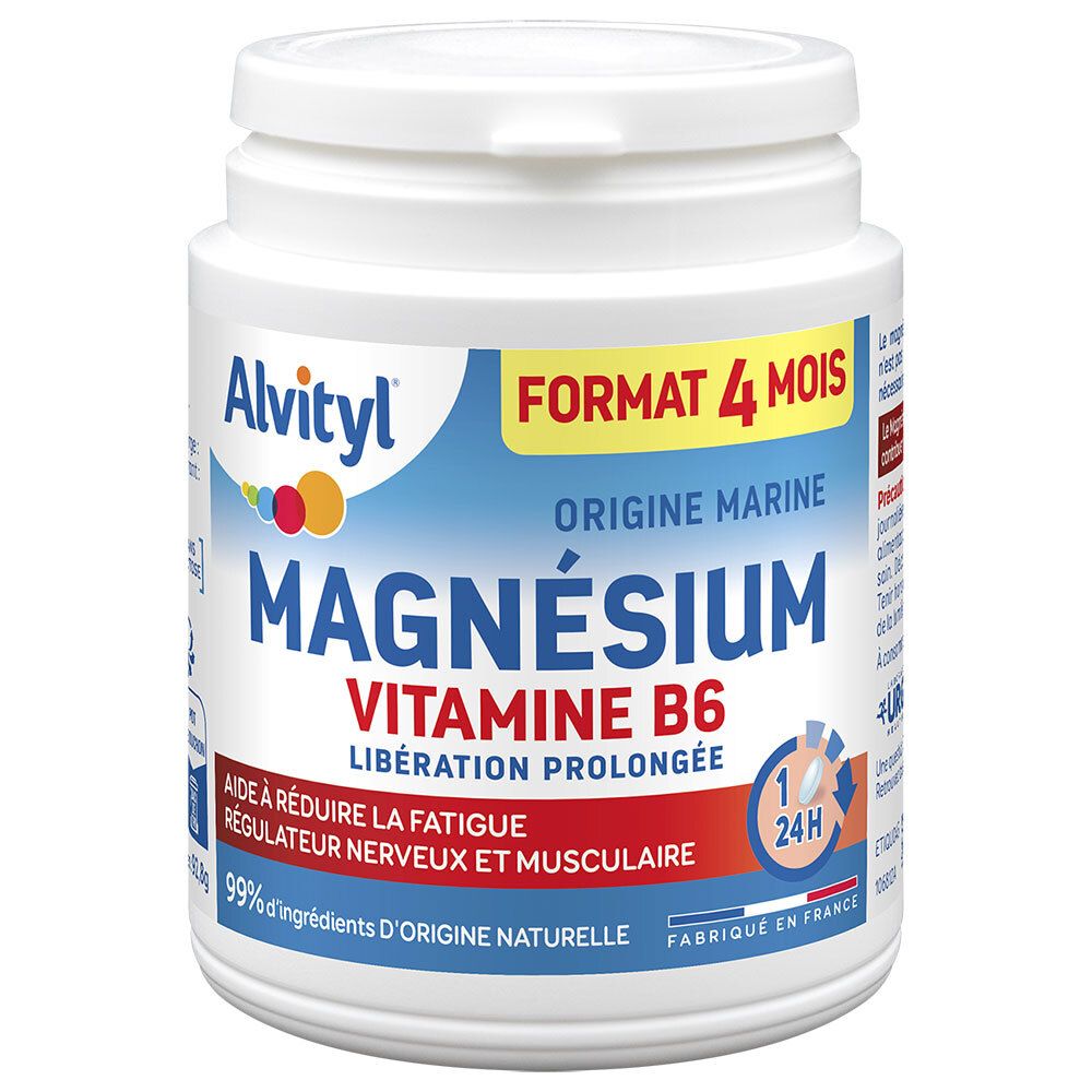 Alvityl Magnésium Vitamine B6 Libération Prolongée