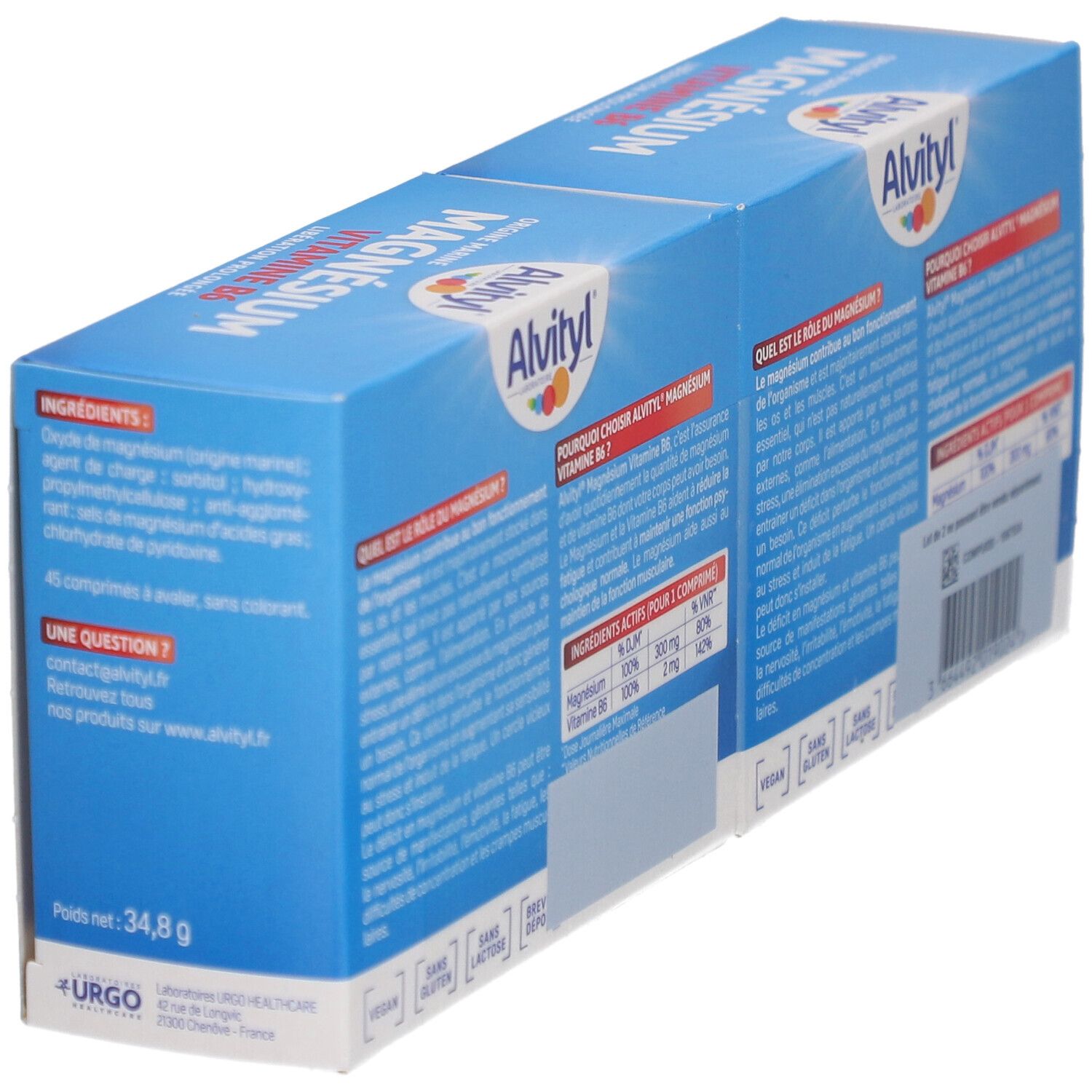 Alvityl Magnésium Vitamine B6