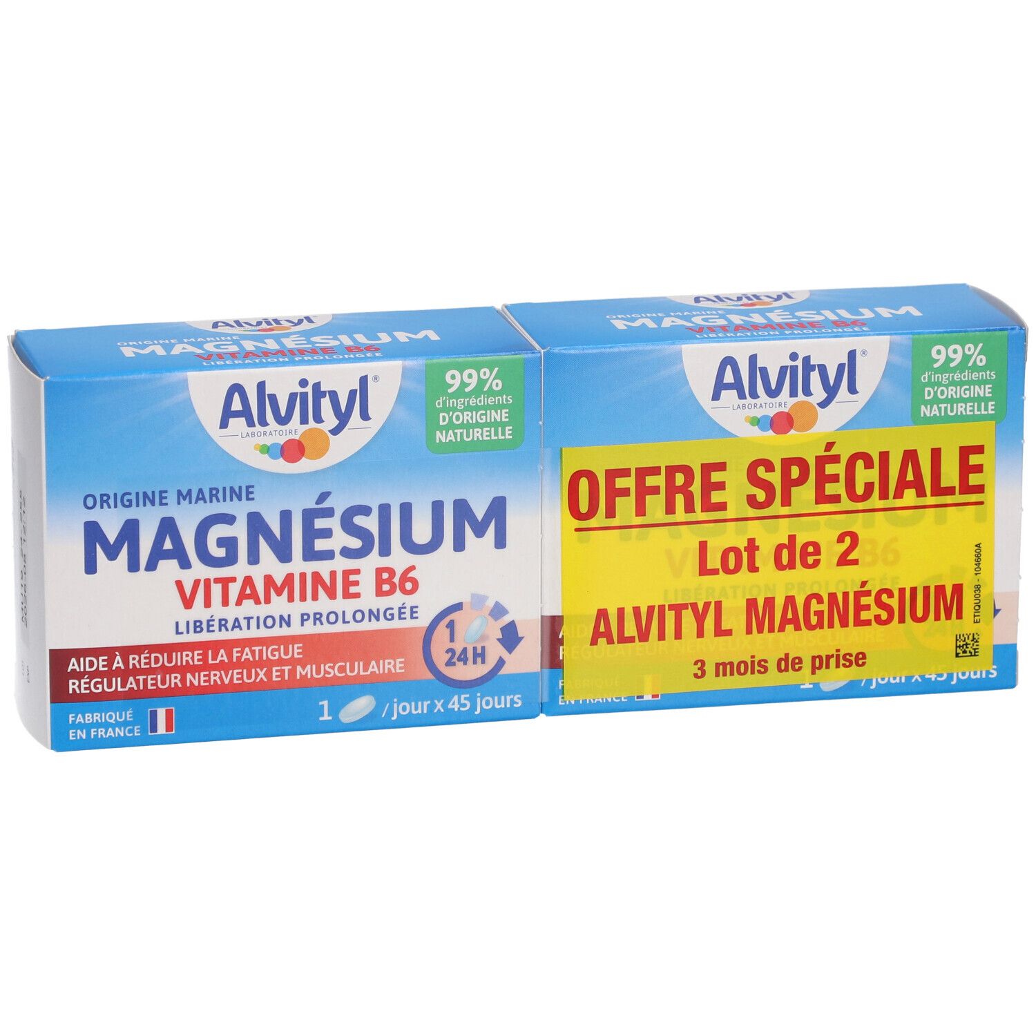 Alvityl Magnésium Vitamine B6