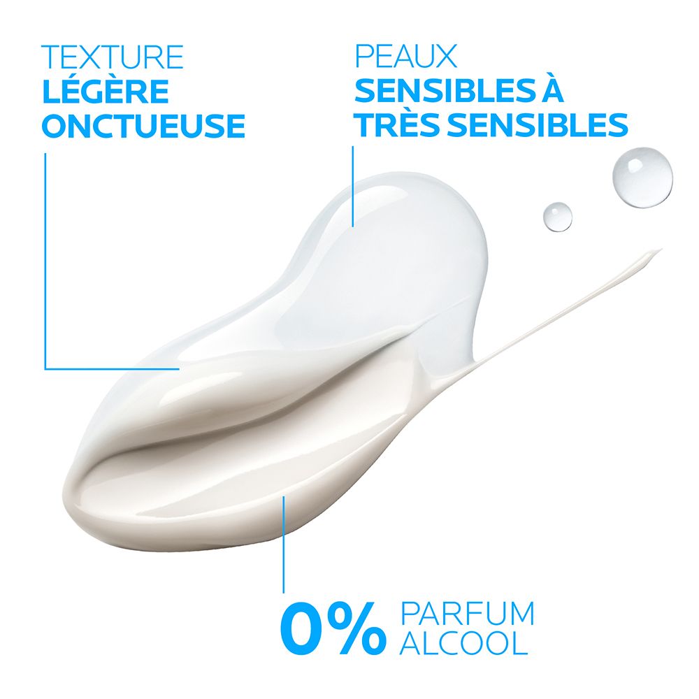 LA ROCHE POSAY TOLERIANE SENSITIVE Riche Soin Hydratant + LIPIKAR AP+ Huile Lavante