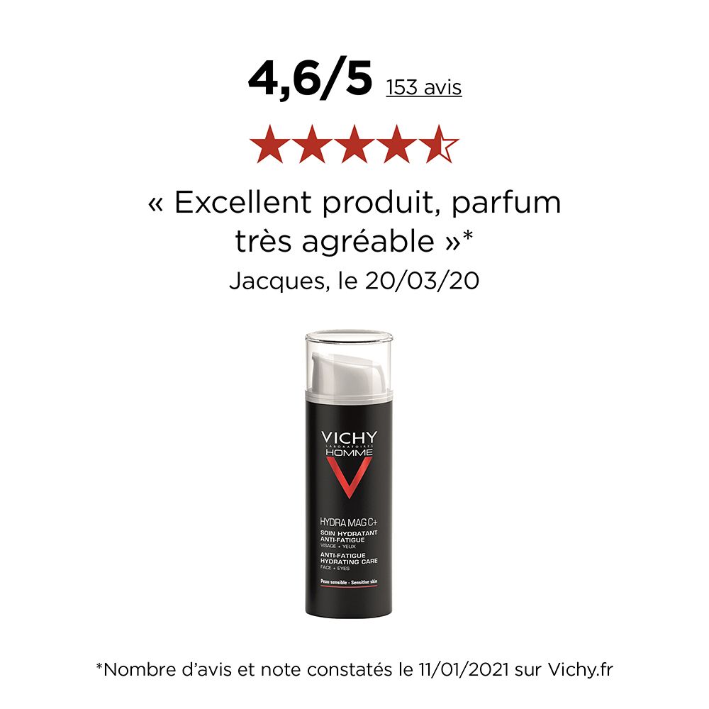 VICHY Homme Coffret Mon Rituel Bien-être Visage et Corps Anti-Fatigue