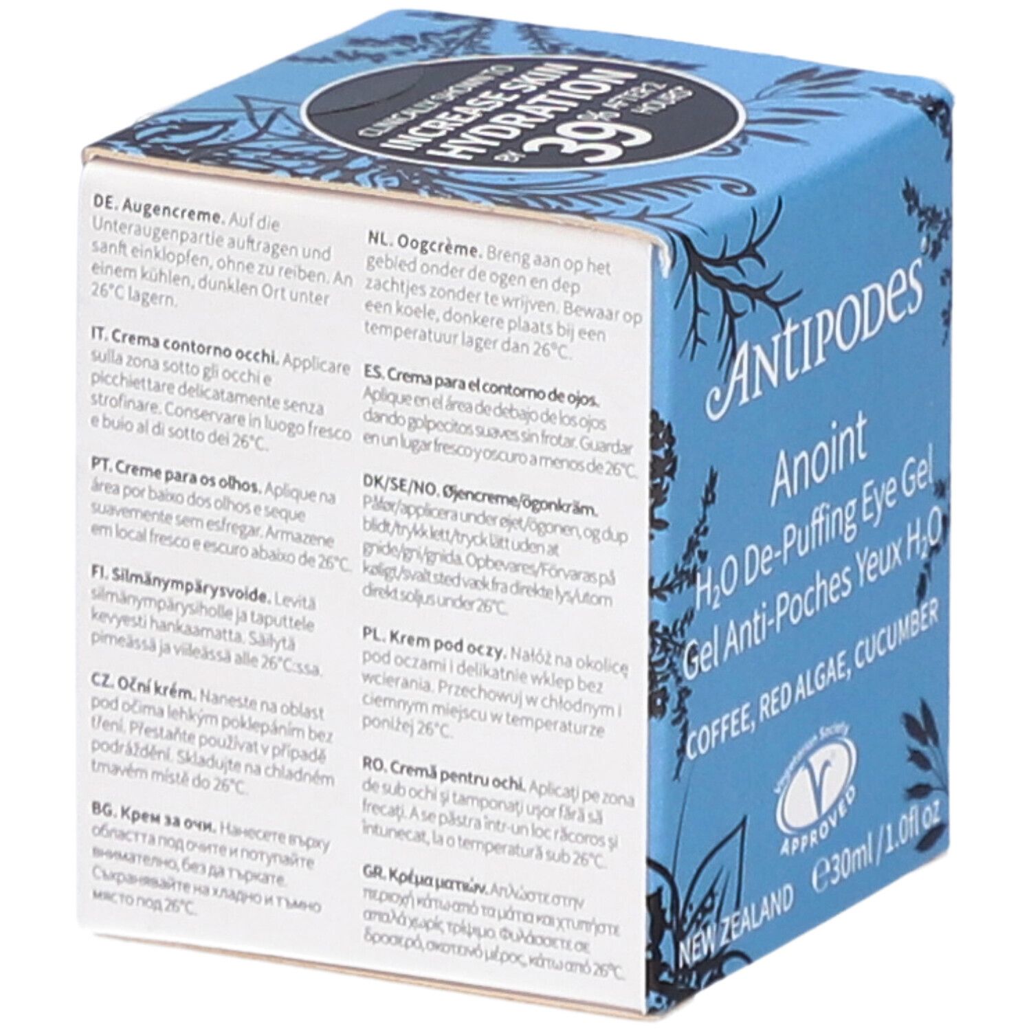ANTIPODES Anoint Gel Anti-Poches Yeux H2O