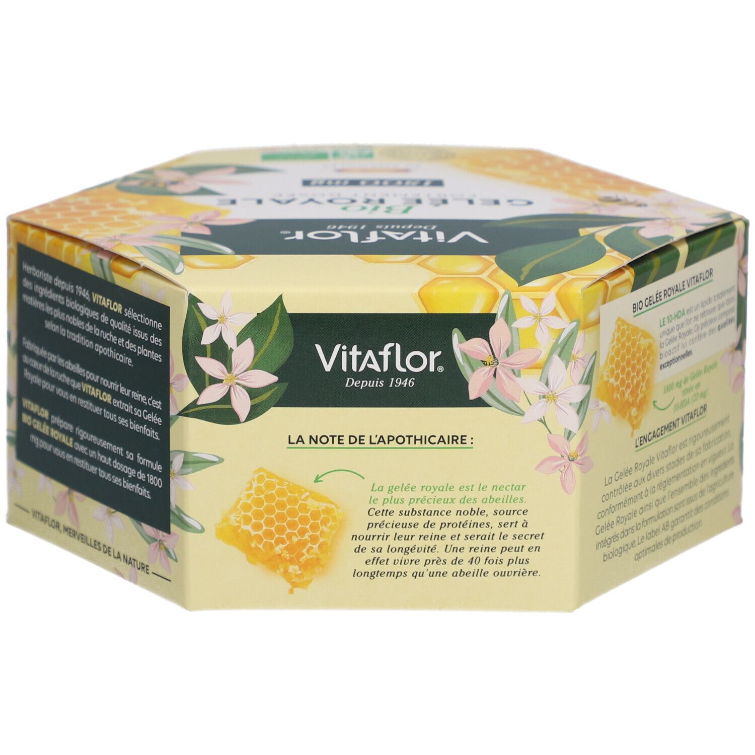 Vitaflor Gelée Royale 1800mg Bio