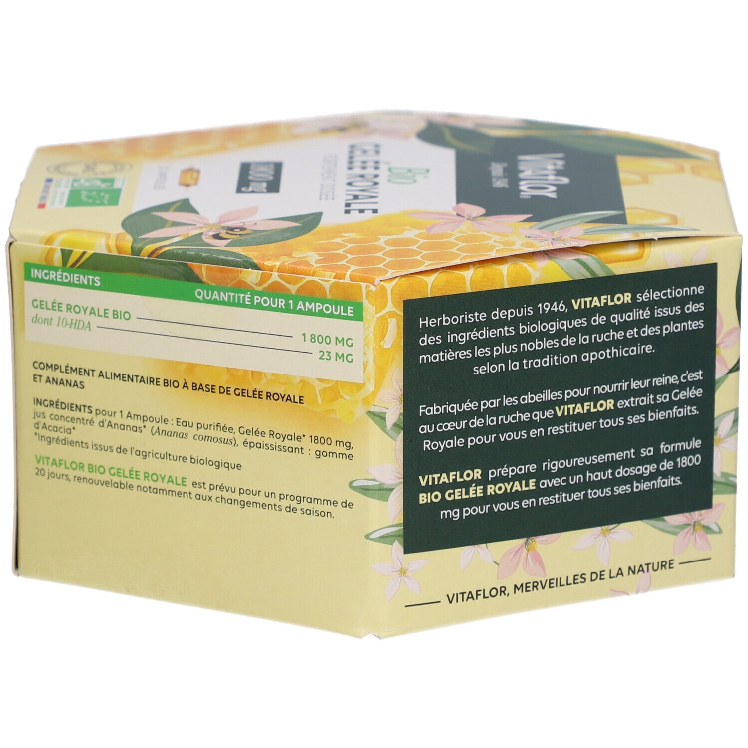 Vitaflor Gelée Royale 1800mg Bio