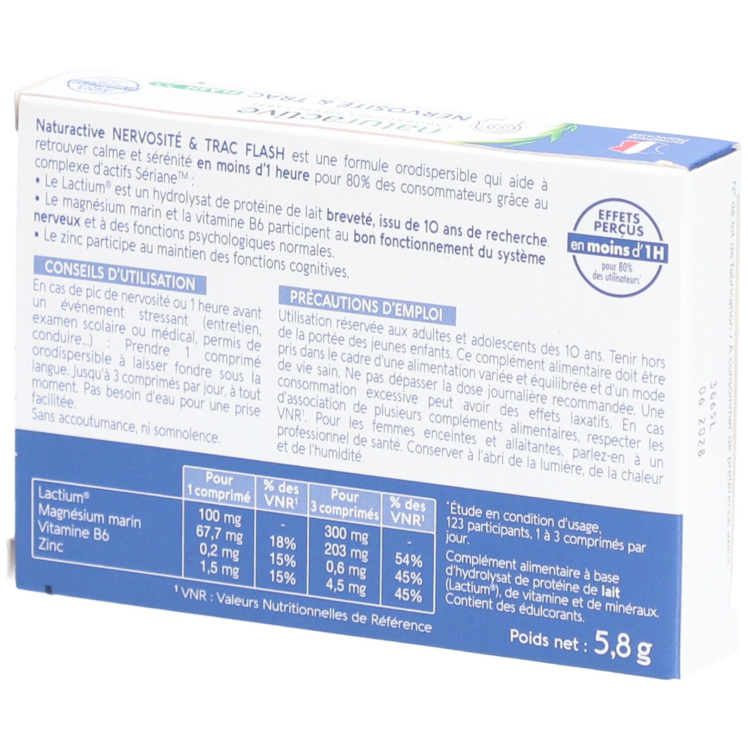 naturactive Nervosité & Trac Flash