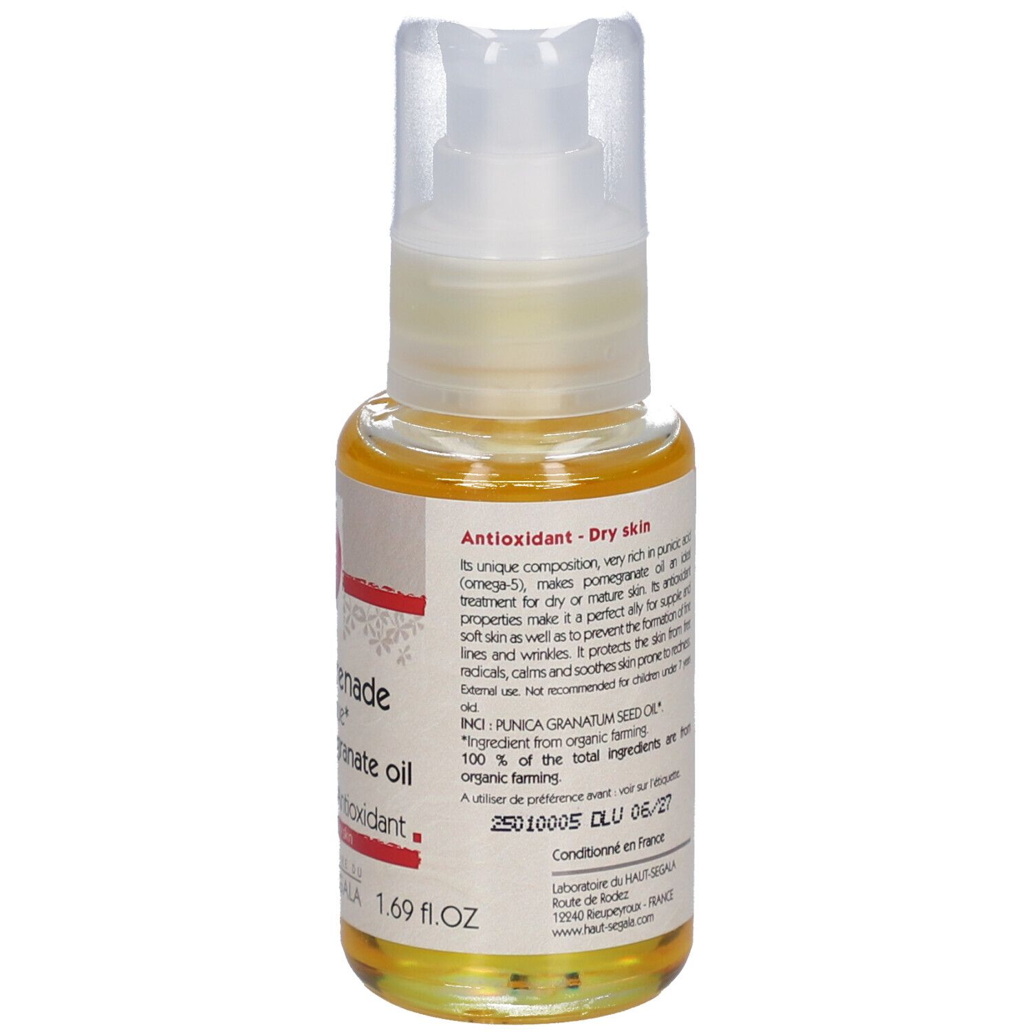 Laboratoire du Haut-Ségala Huile de Grenade Bio