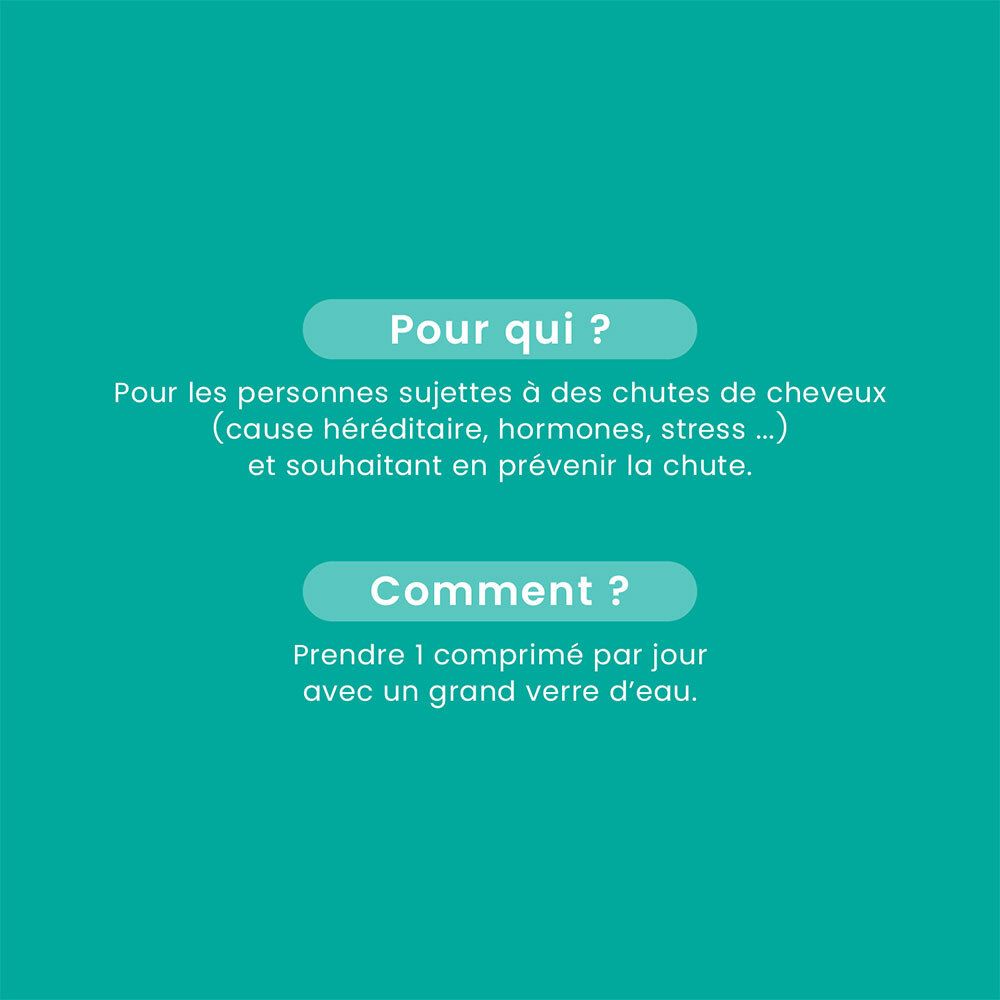 Texte sur fond turquoise. Texte: Pour qui ? Comment ?