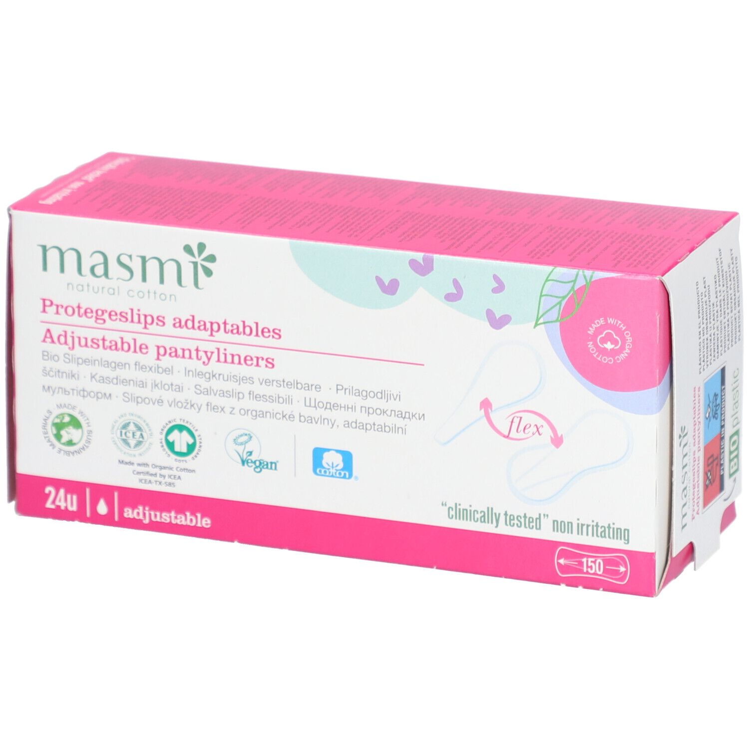 MASMI Bio protège-slips Ajustables