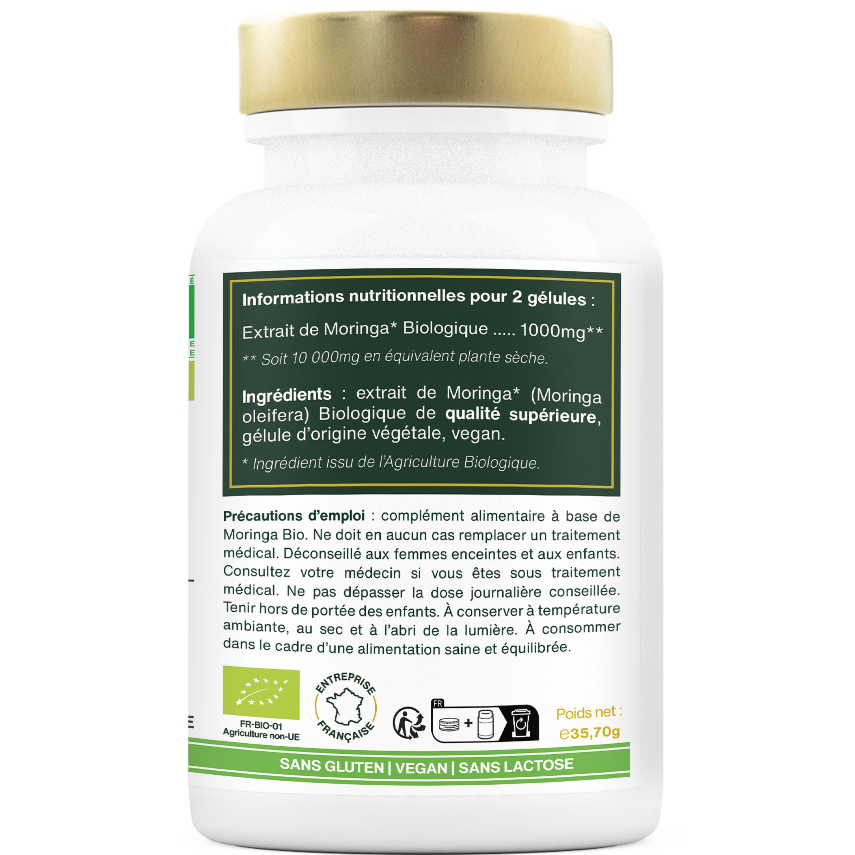 amoseeds MORINGA BIO, EXTRA FORT