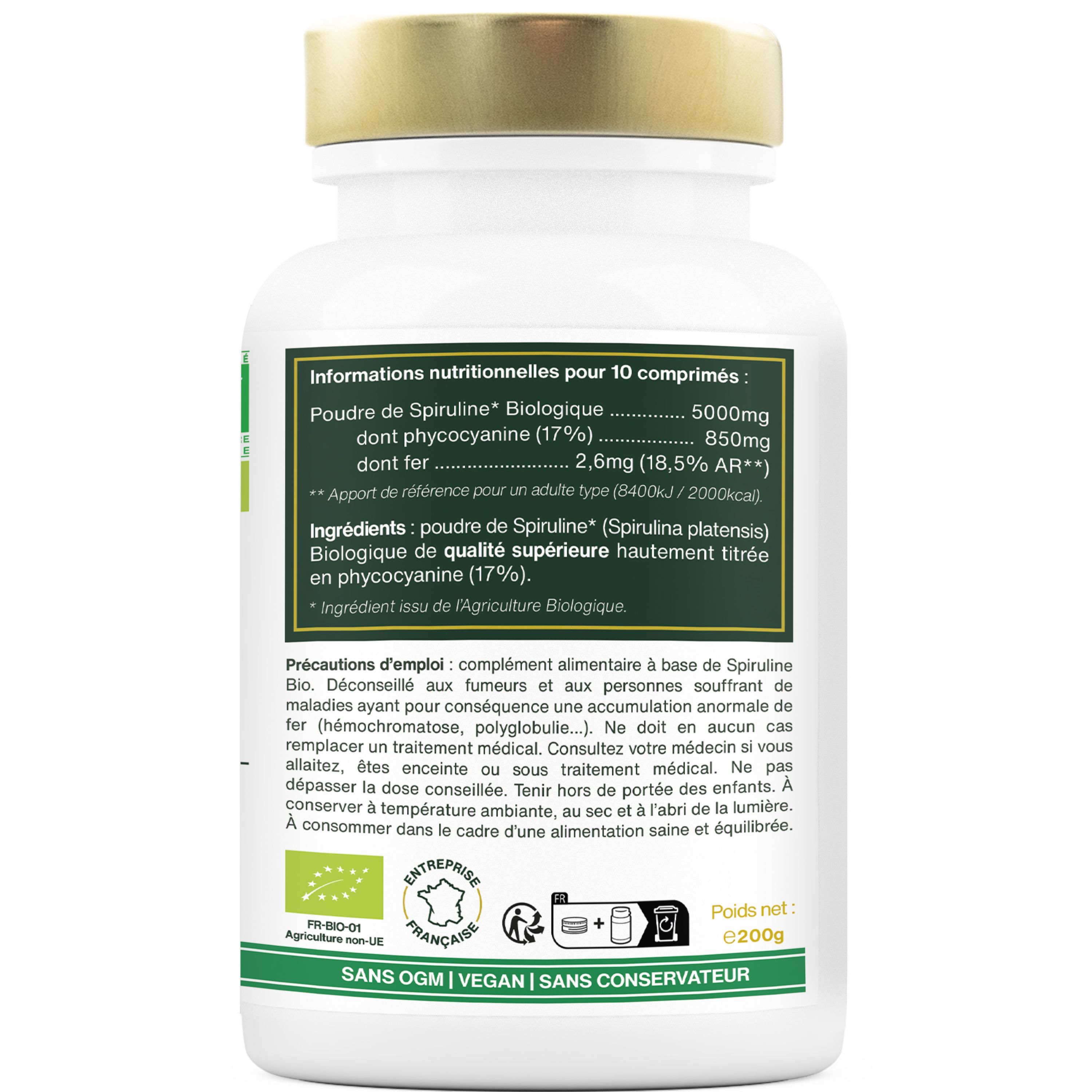 amoseeds SPIRULINE BIO, 17% PHYCOCYANINE