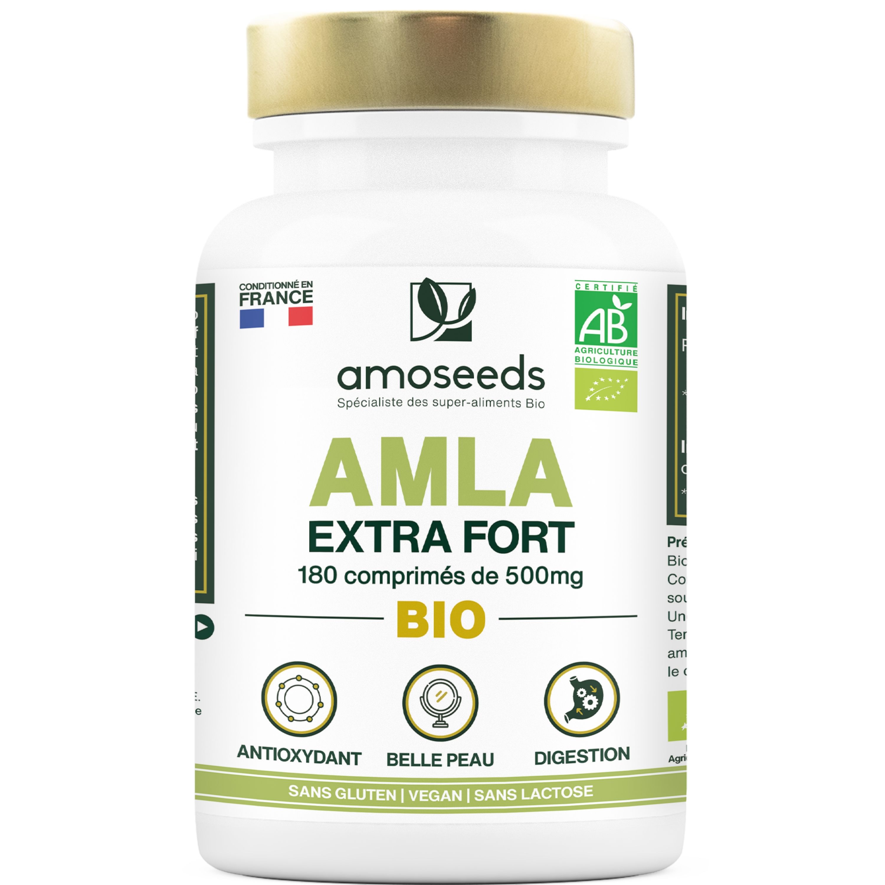 amoseeds AMLA BIO, EXTRA FORT 180 pc(s) - Redcare Pharmacie