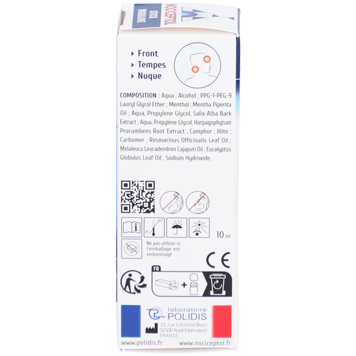Nociceptol Stick Migraine Effet Froid