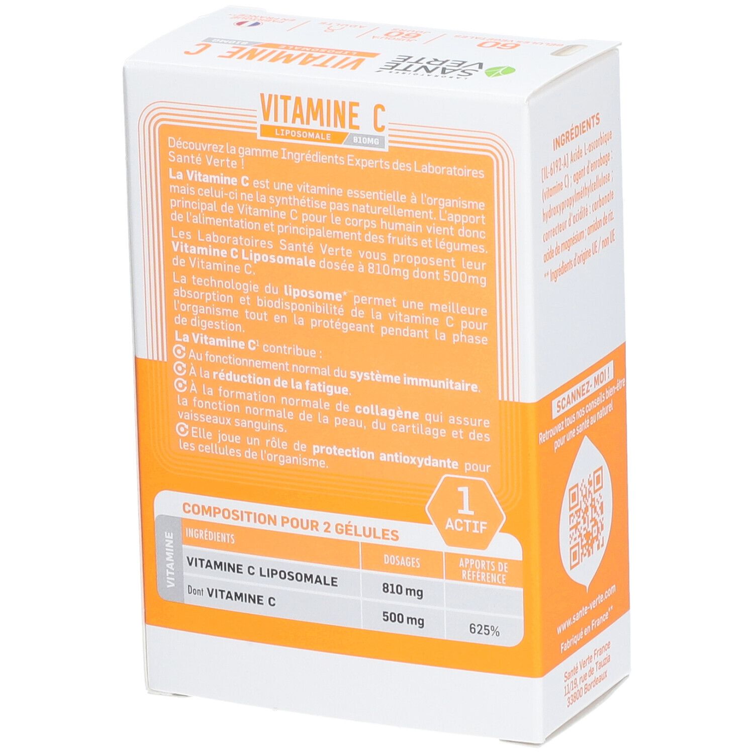 SANTE VERTE Vitamine C Liposomale 810 mg
