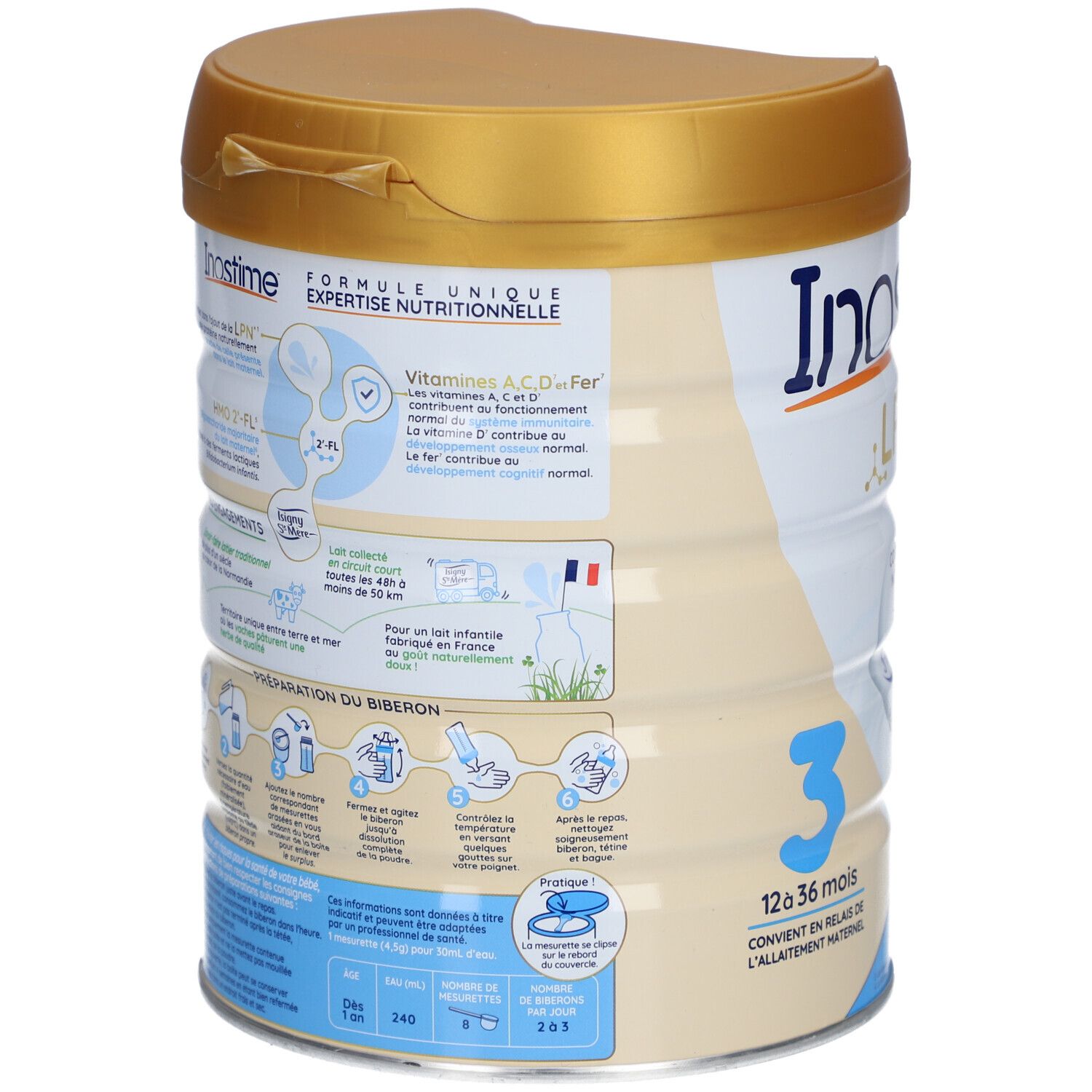 INOSTIME® LPN HMO Plus Lait 3ème âge 12 à 36 mois