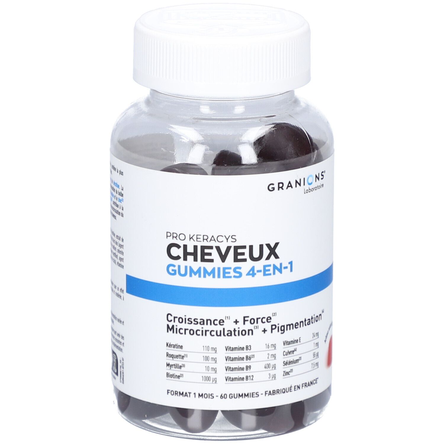 GRANIONS Pro Keracys Gummies 4-en-1