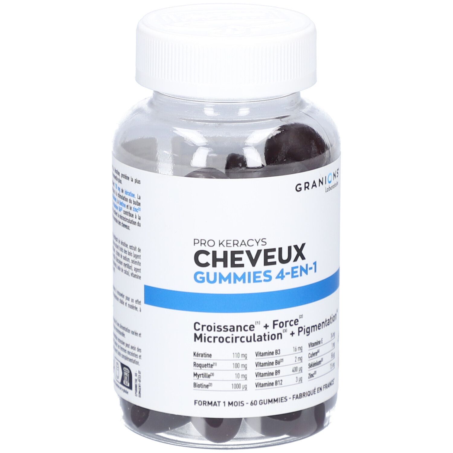 GRANIONS Pro Keracys Gummies 4-en-1
