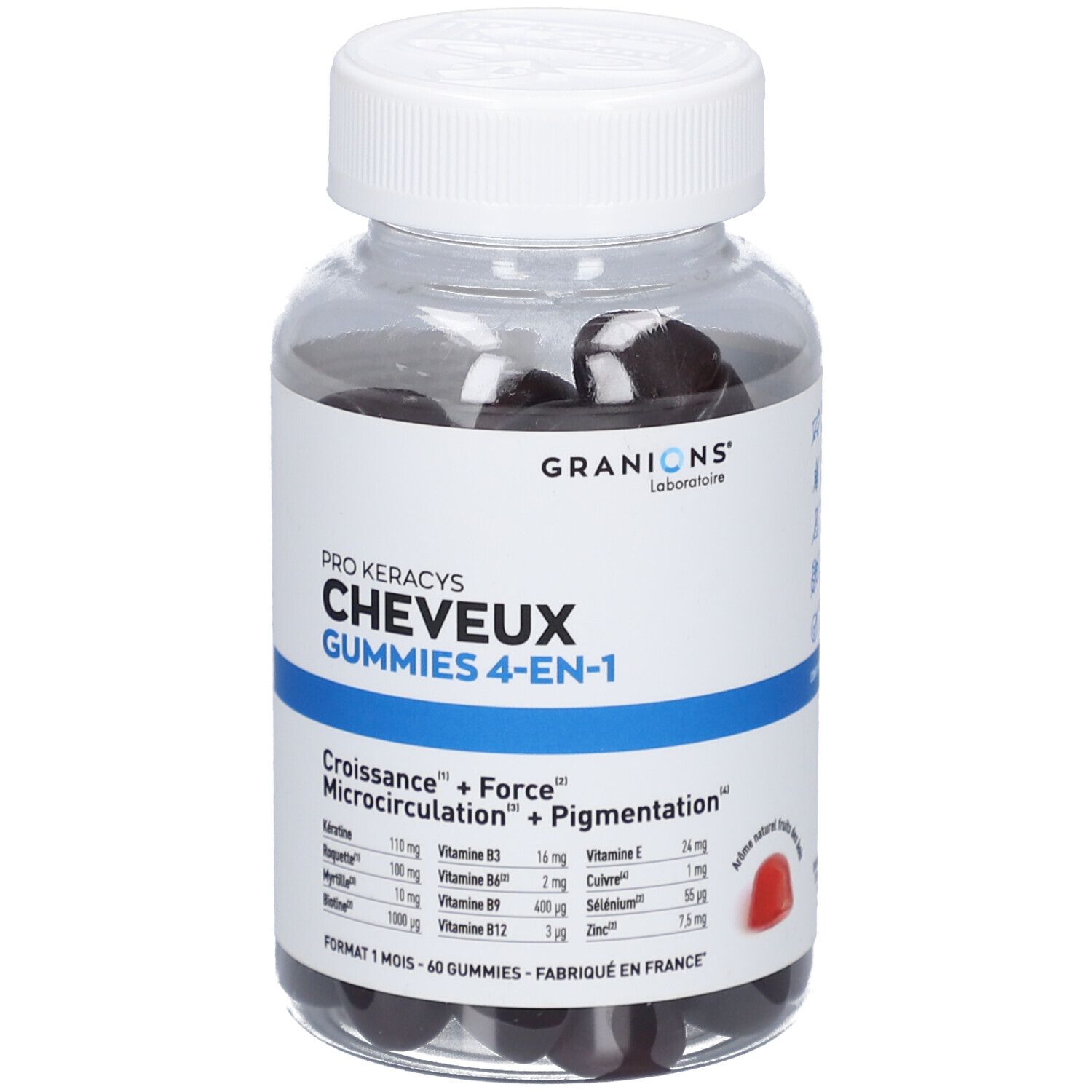 GRANIONS Pro Keracys Gummies 4-en-1
