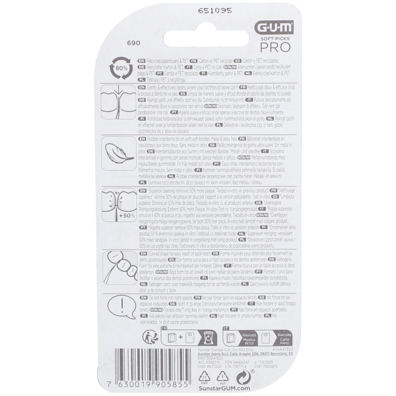 GUM® SOFT-PICKS® Brosse interdentaire Medium