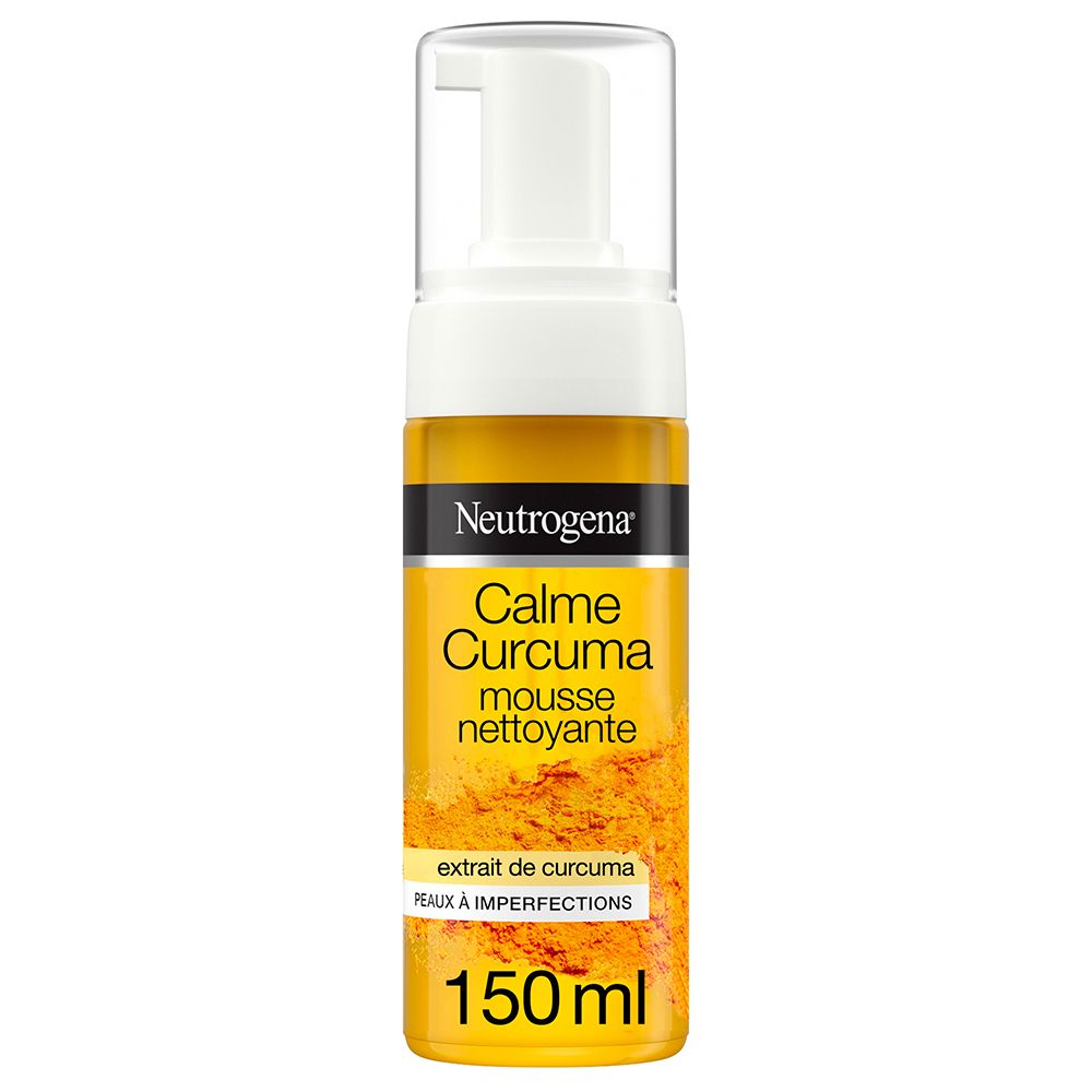 Neutrogena® Calme Curcuma : mousse nettoyante