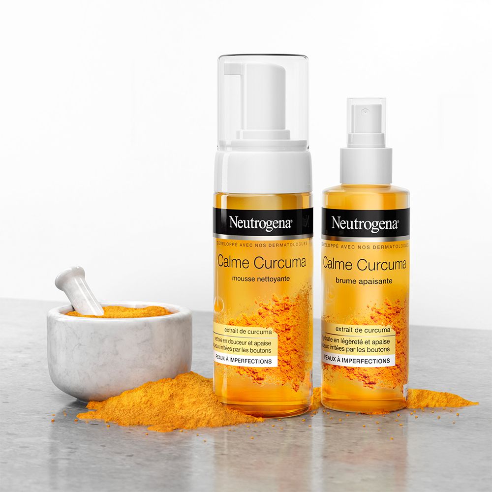 Neutrogena® Calme Curcuma : mousse nettoyante