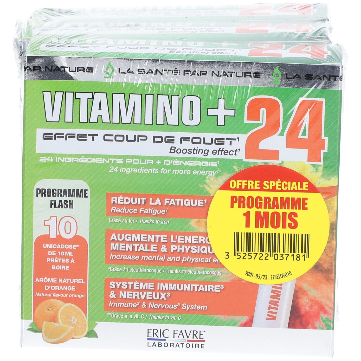 ERIC FAVRE  Vitamino + 24 Effet coup de fouet