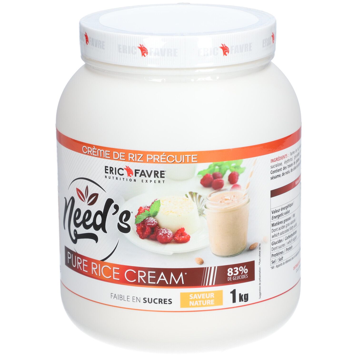 ERIC FAVRE Need's Pure Rice Cream - Crème de riz Neutre