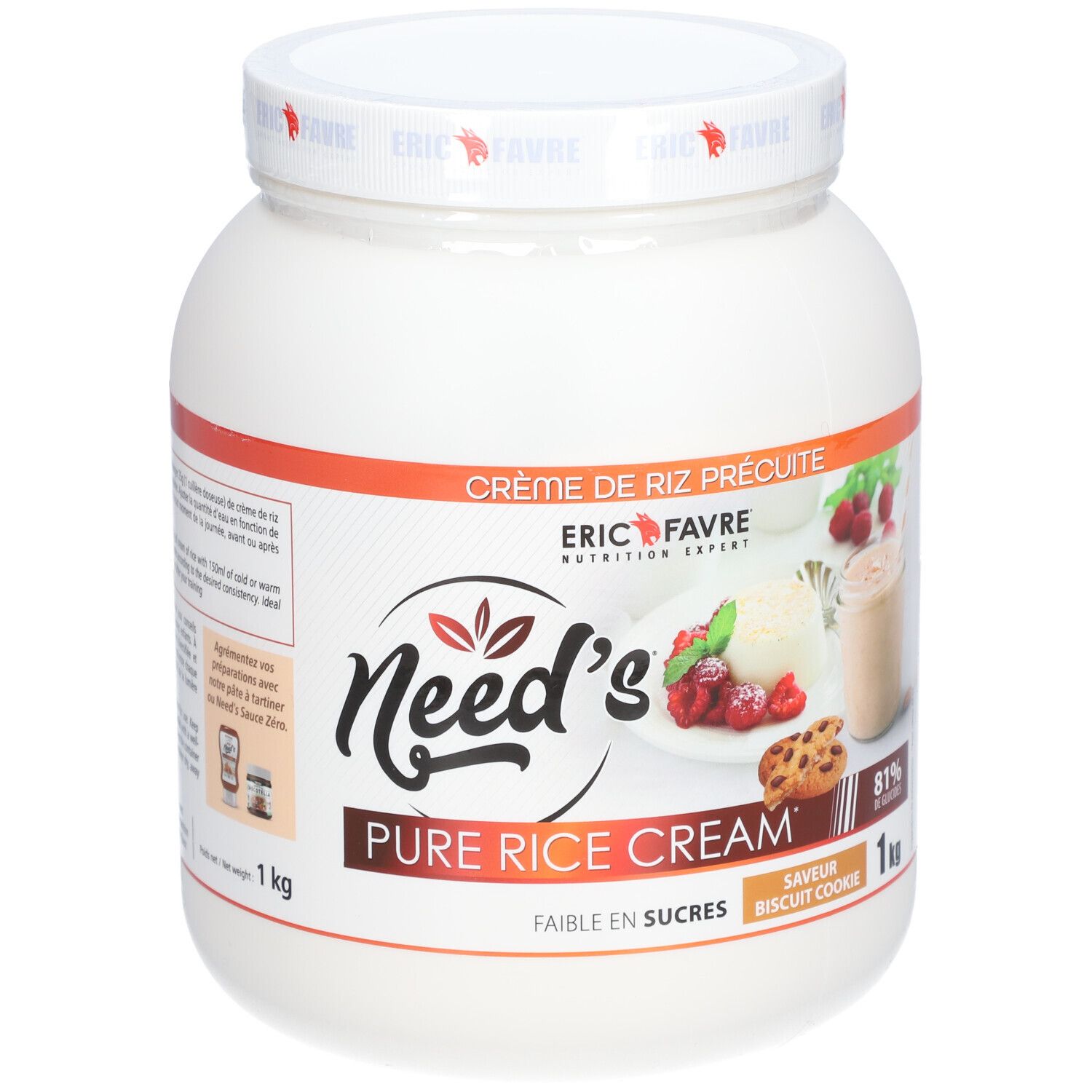 ERIC FAVRE Need's Pure Rice Cream - Crème de riz Biscuit Cookie