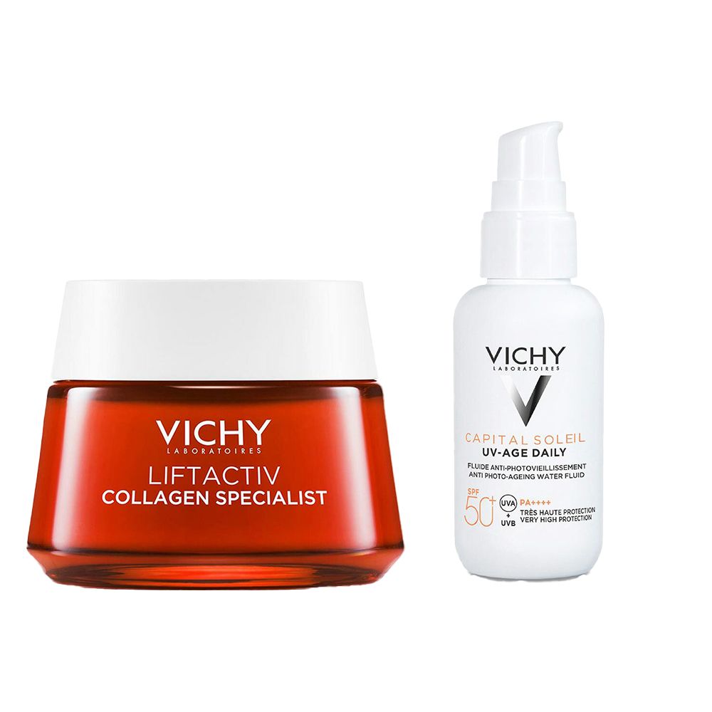 VICHY LIFTACTIV Collagen Specialist Crème de jour + VICHY Capital Soleil UV-AGE DAILY SPF50+