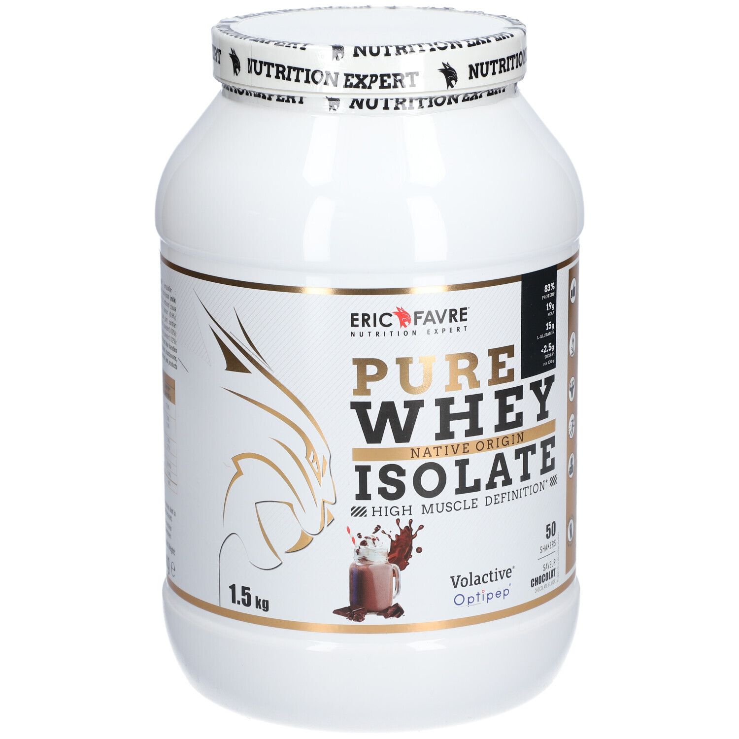 ERIC FAVRE Pure Whey Protein Native 100% Isolate Chocolat