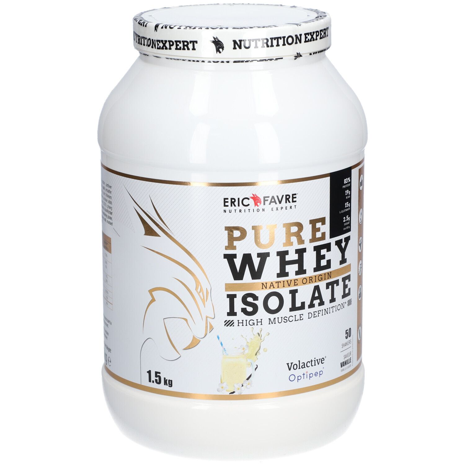 ERIC FAVRE Pure Whey Protein Native 100% Isolate Vanille