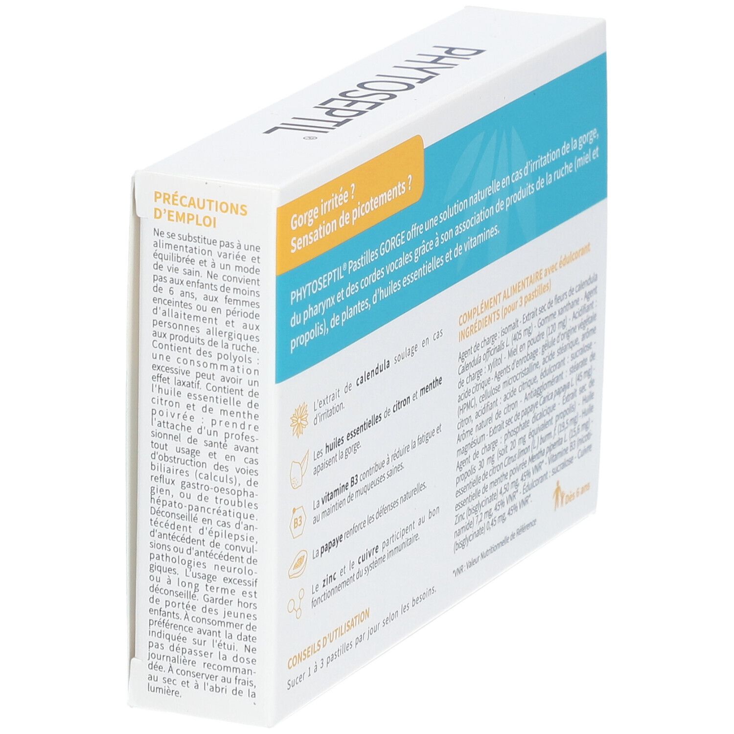 PHYTOSEPTIL® Pastilles gorge