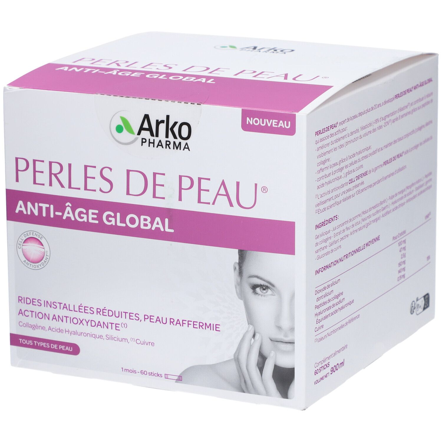 Arkopharma Perles de Peau® Anti-âge Global