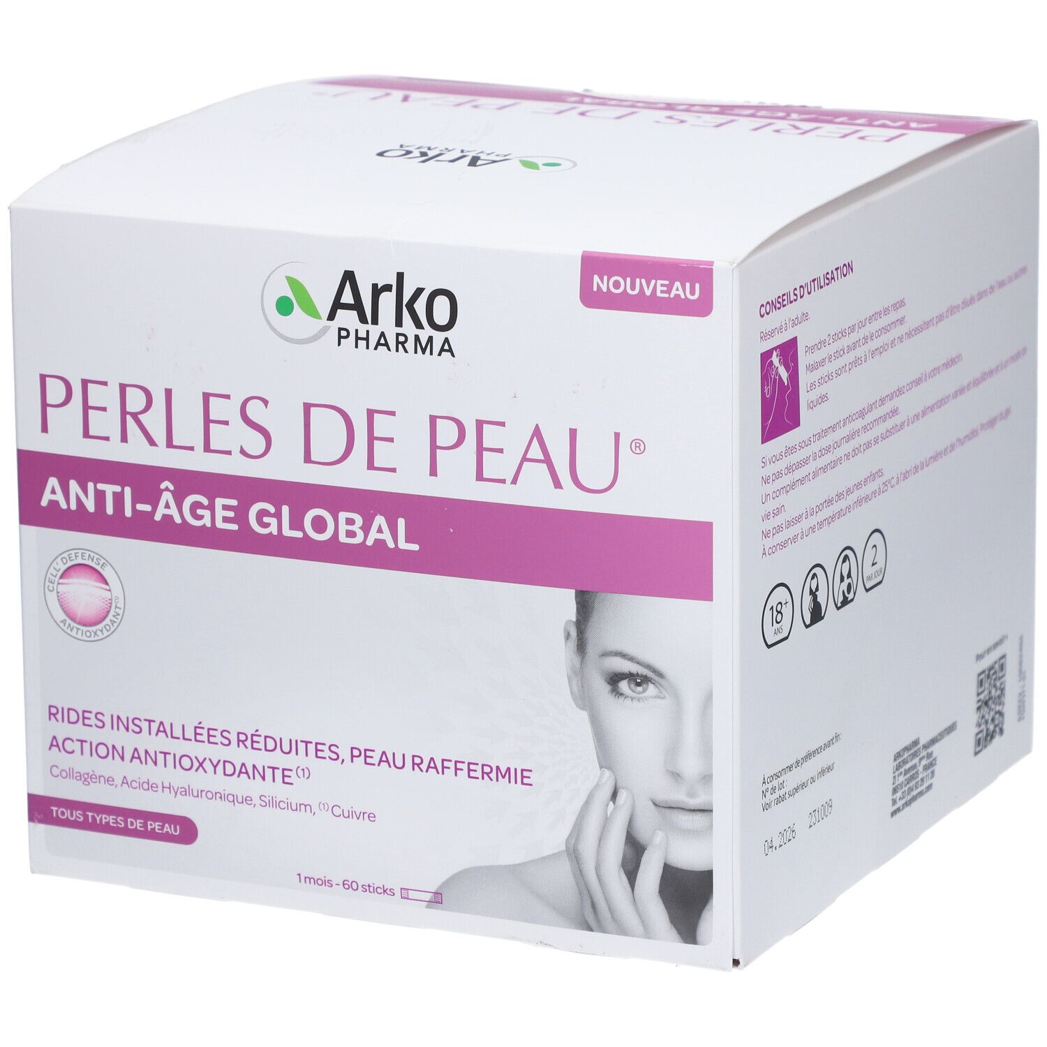 Arkopharma Perles de Peau® Anti-âge Global