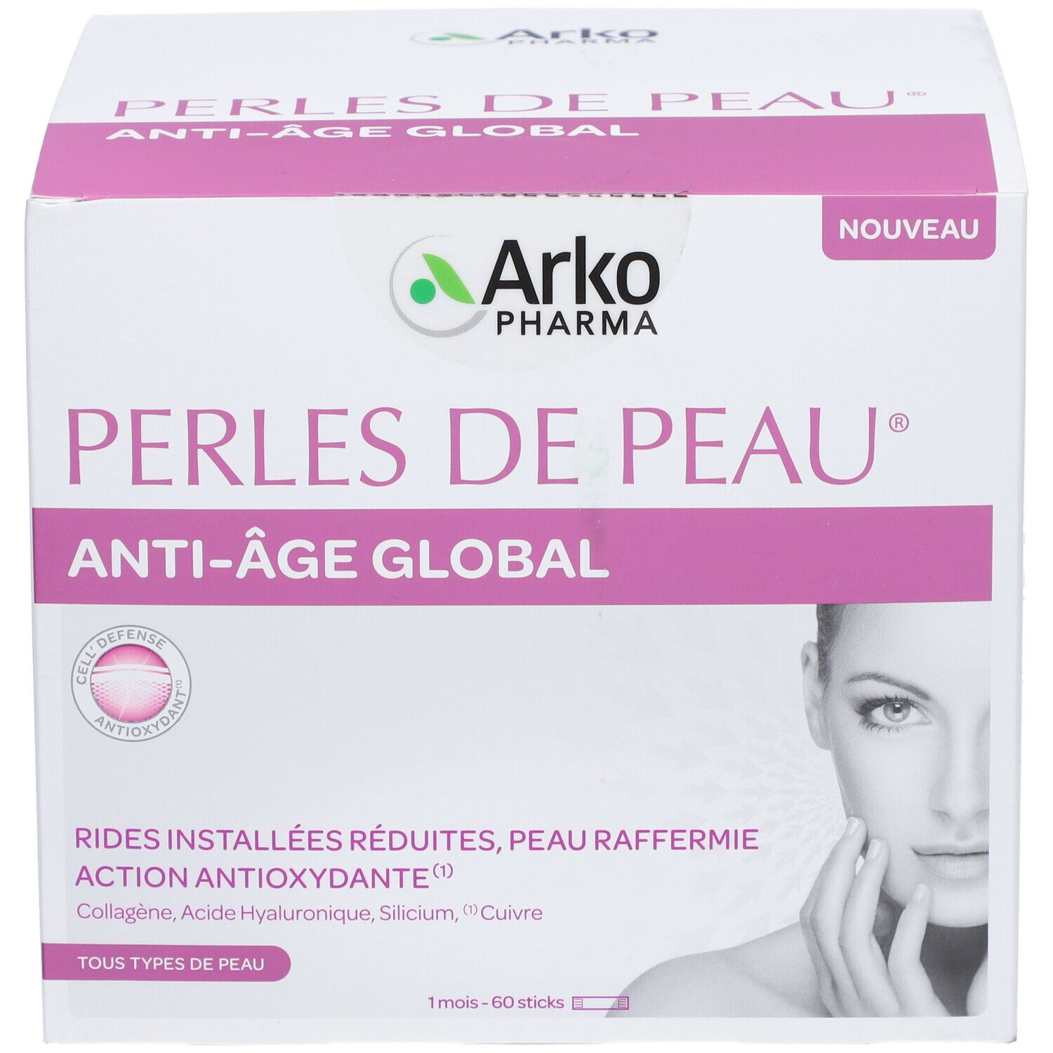 Arkopharma Perles de Peau® Anti-âge Global