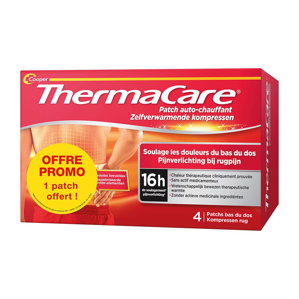 Cooper Thermacare patch chauf dos