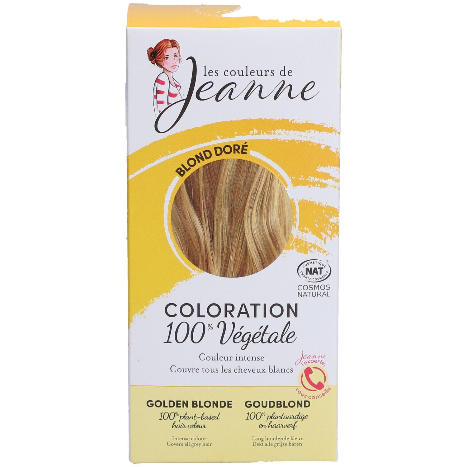 Coloration Blond doré 100% végétale 100 g