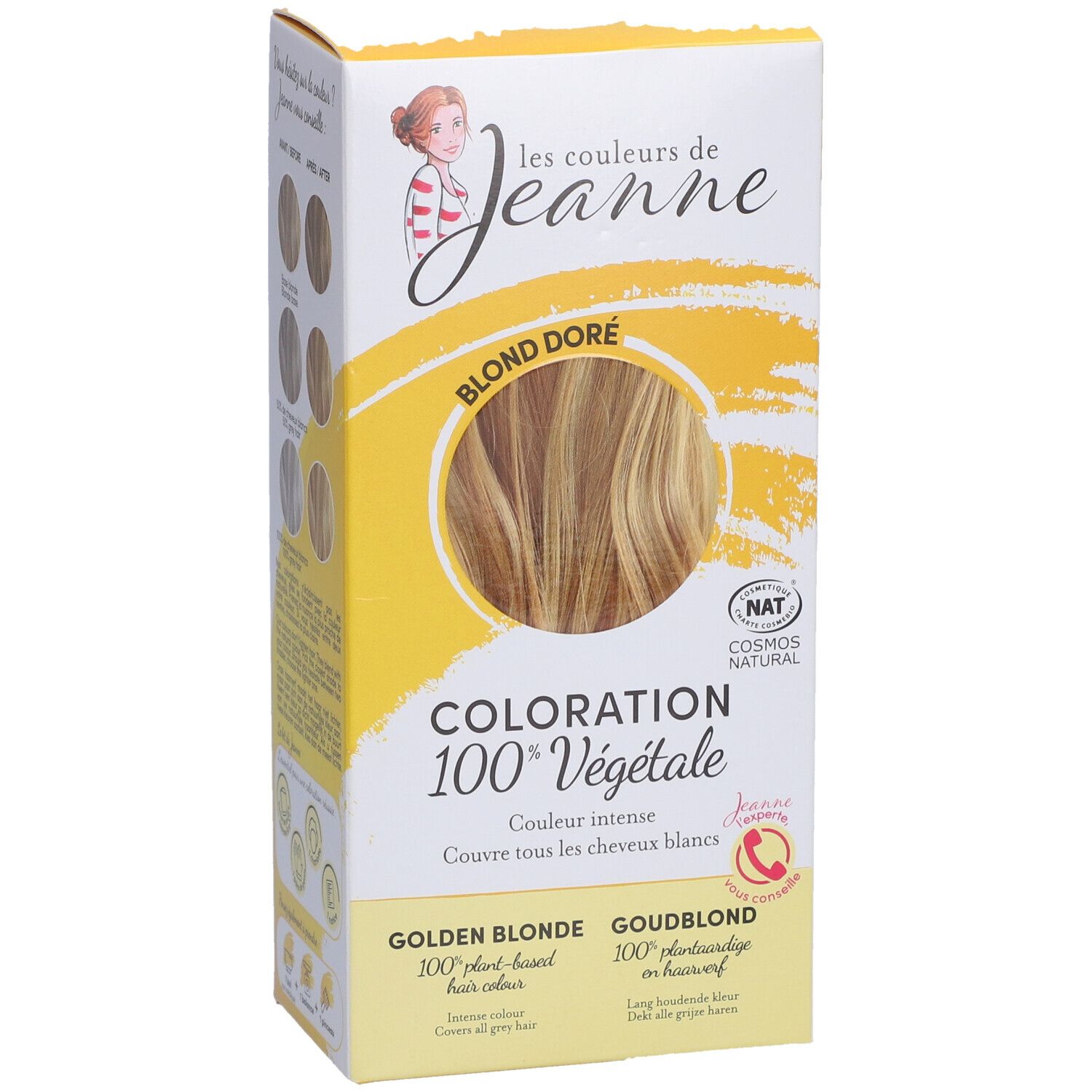Coloration Blond doré 100% végétale 100 g