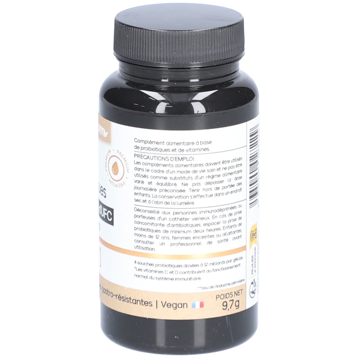 Nat&Form Probiotiques 12 Milliards d'UFC + Vitamines C & D
