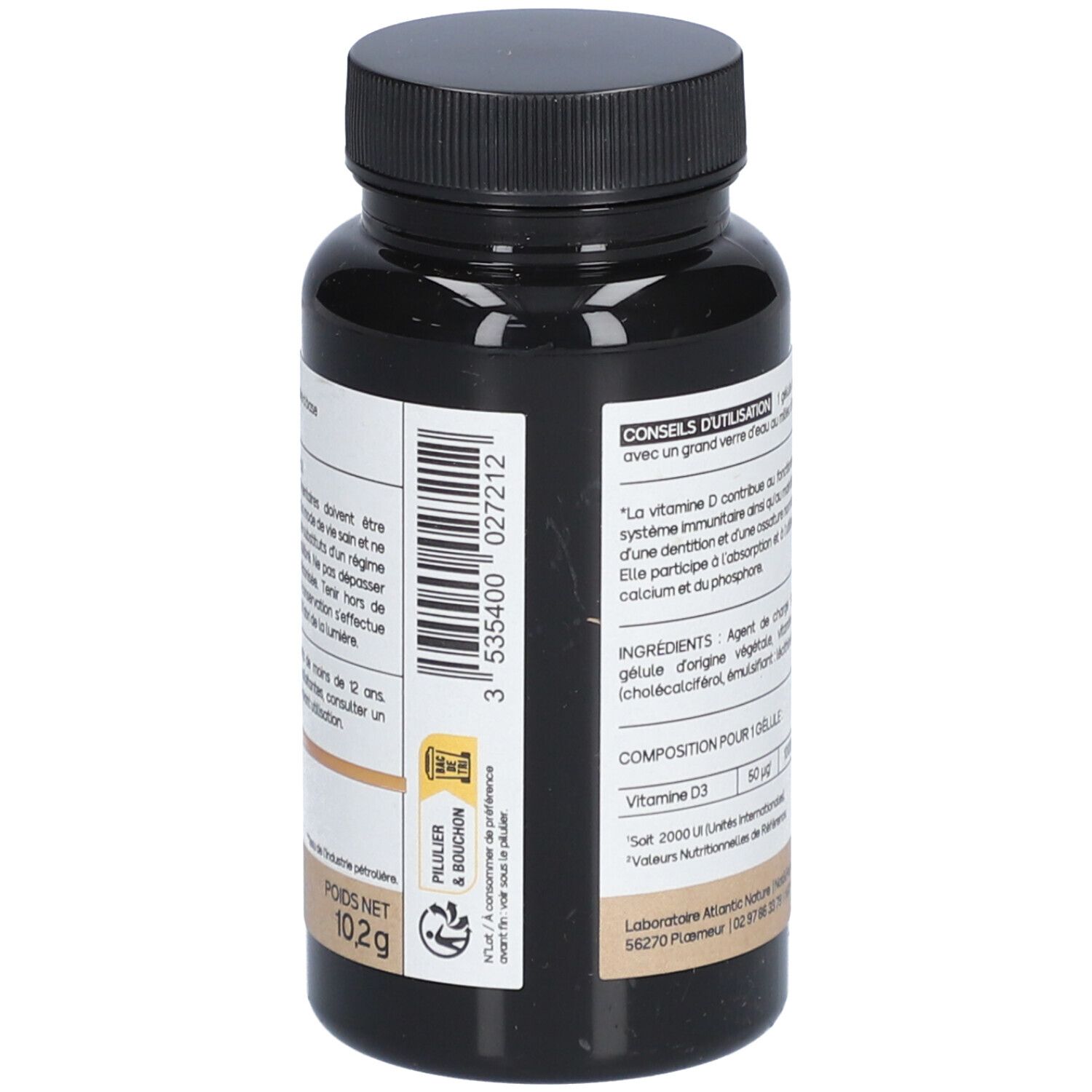 Nat&Form Vitamine D3 liposomale 2000 UI