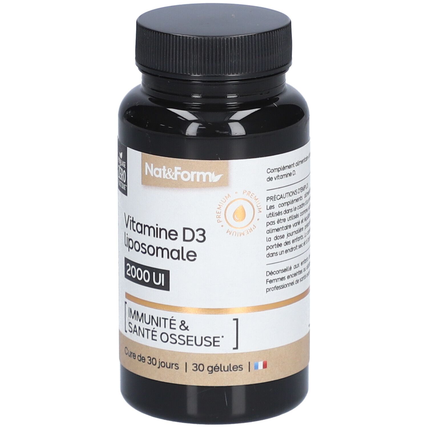 Nat&Form Vitamine D3 liposomale 2000 UI