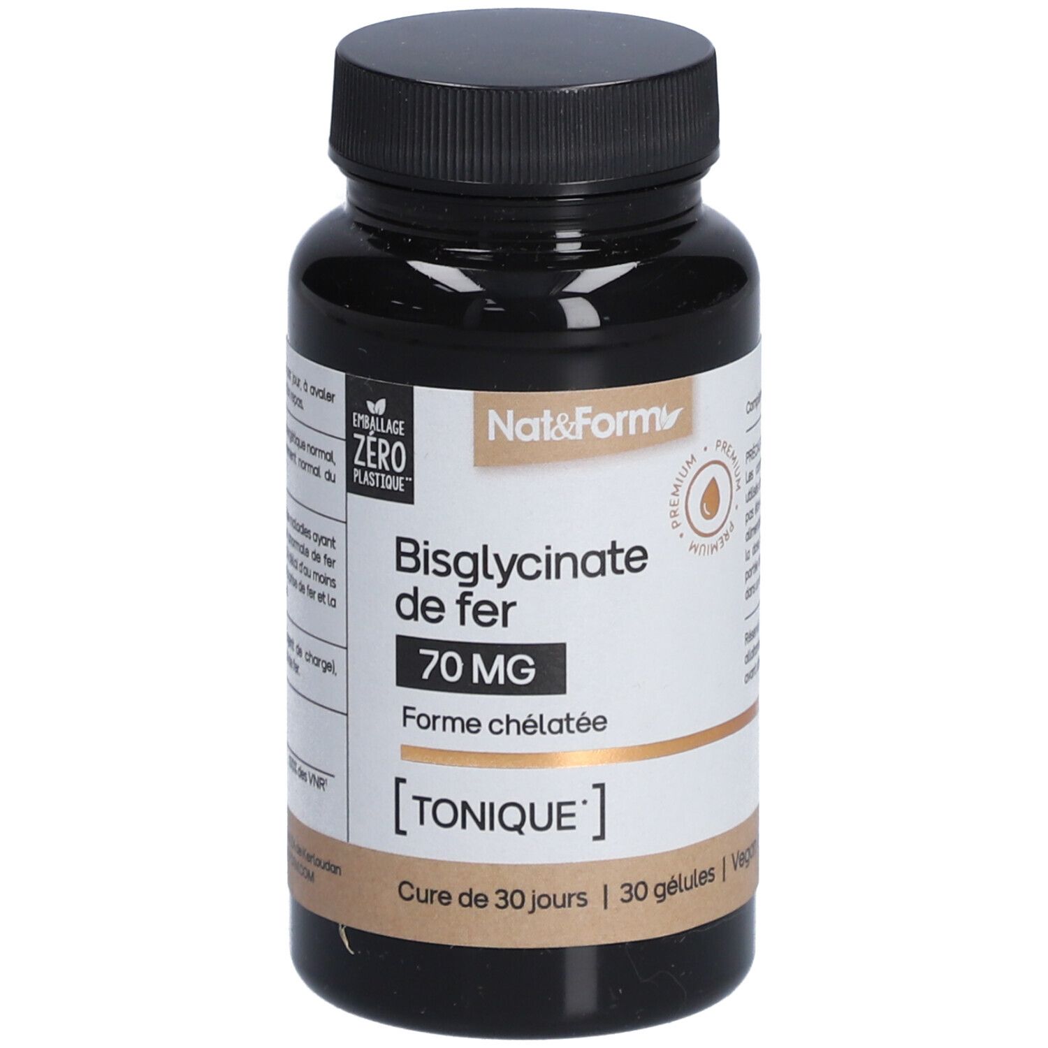 Nat&Form Bisglycinate de fer en gélules