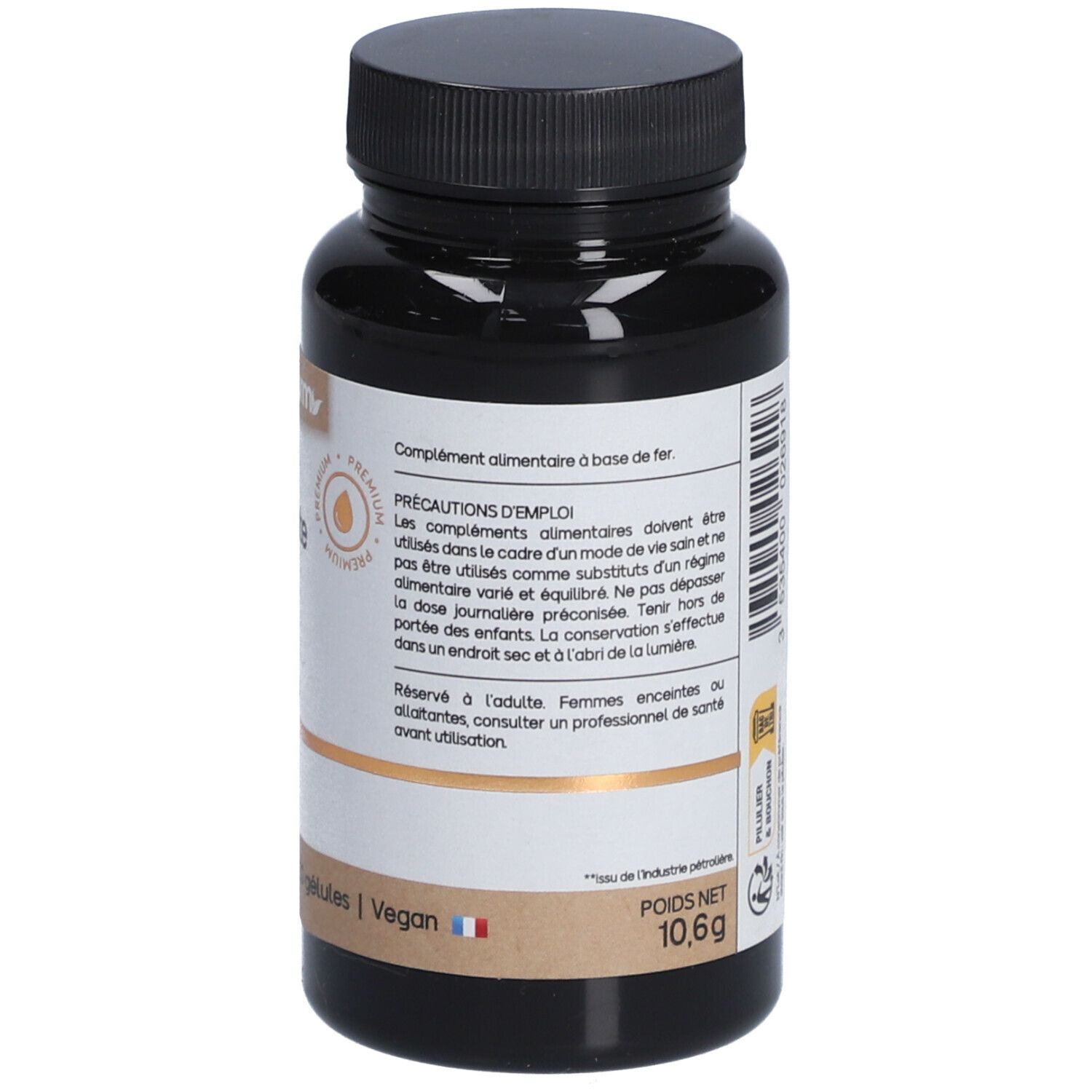 Nat&Form Bisglycinate de fer en gélules