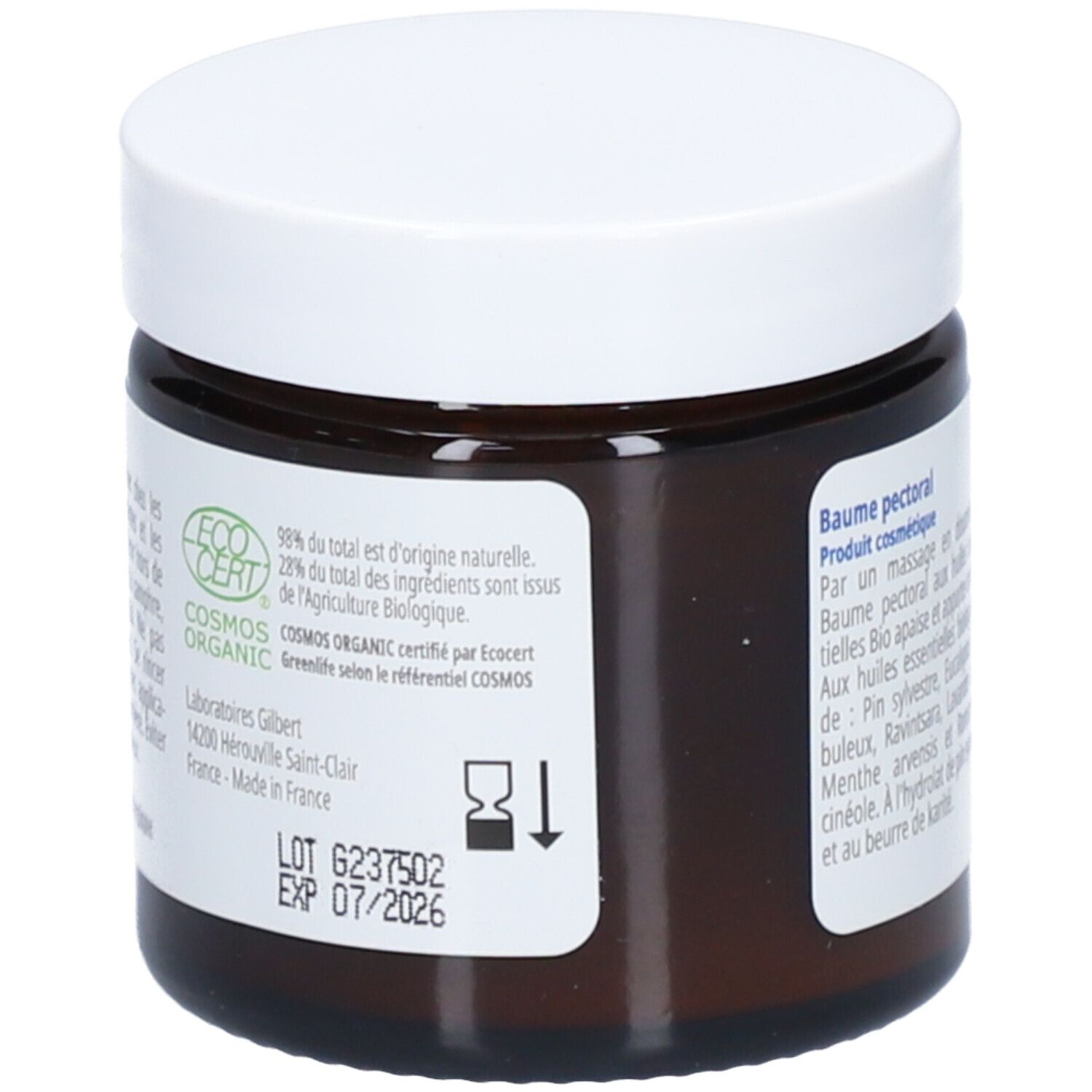 Marimer Nature Baume Pectoral Adultes Bio