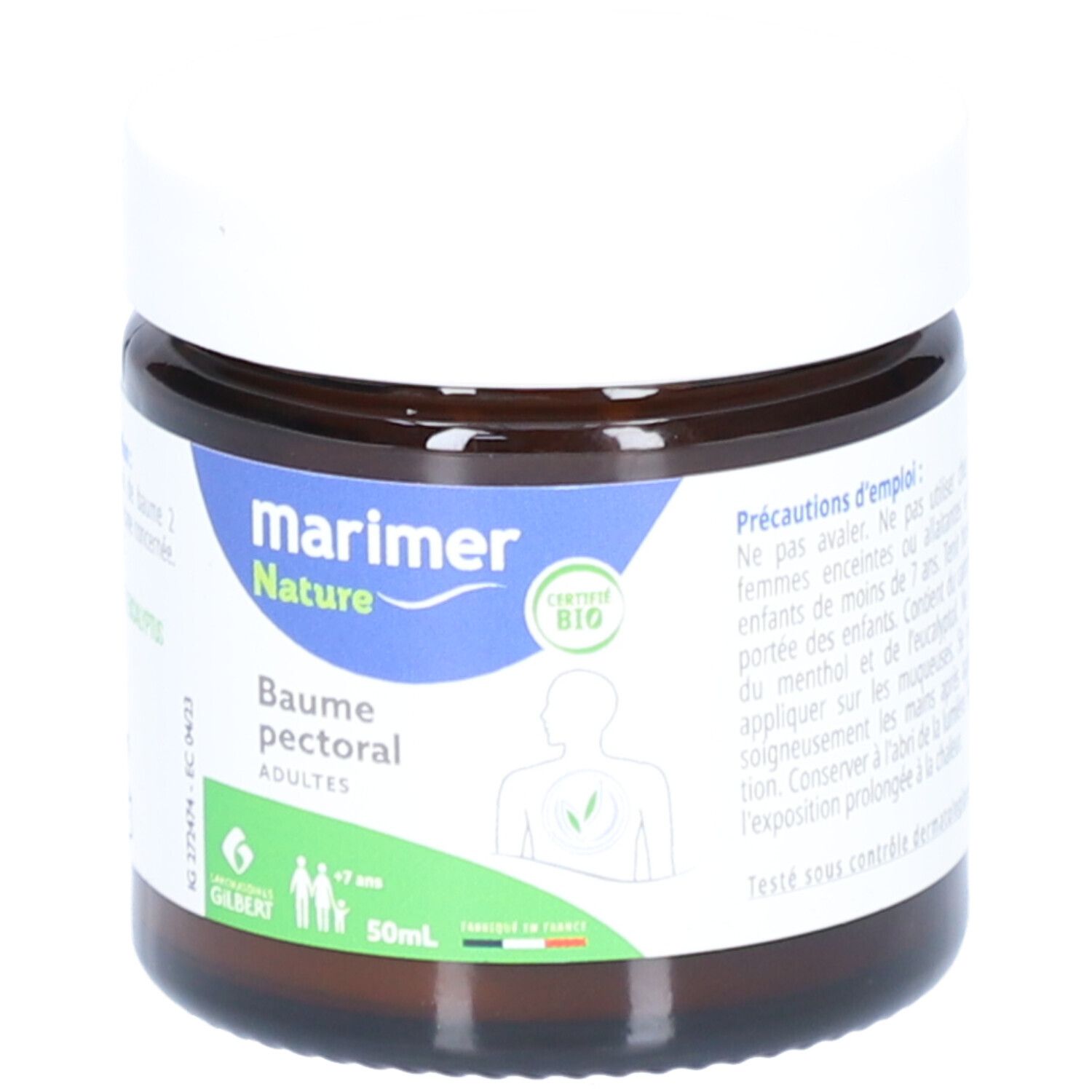 Marimer Nature Baume Pectoral Adultes Bio