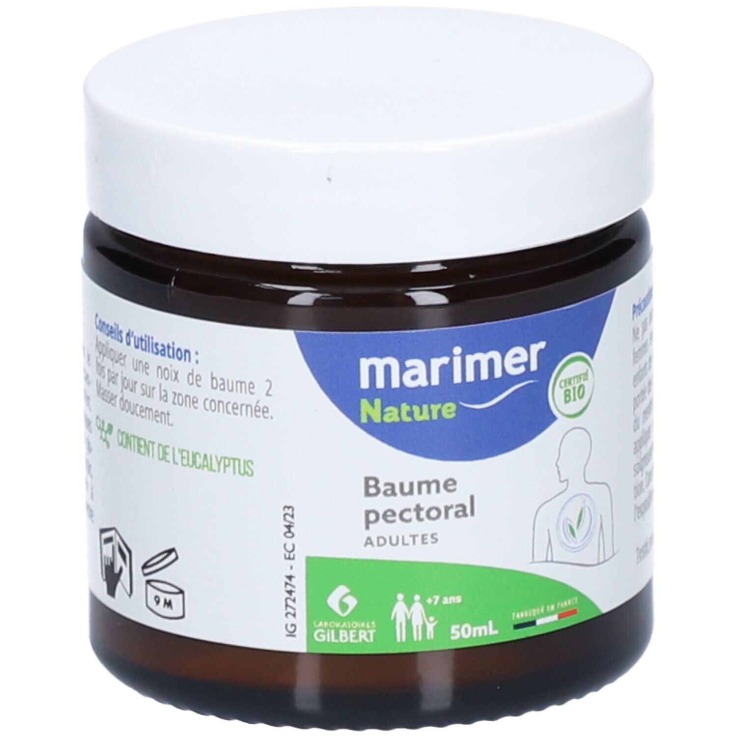 Marimer Nature Baume Pectoral Adultes Bio