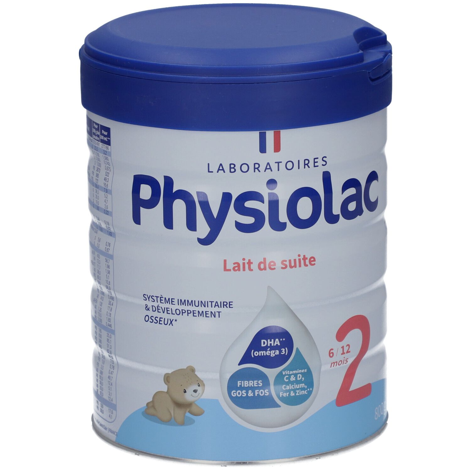 Physiolac Lait de Suite 2ème Âge 6/12 mois