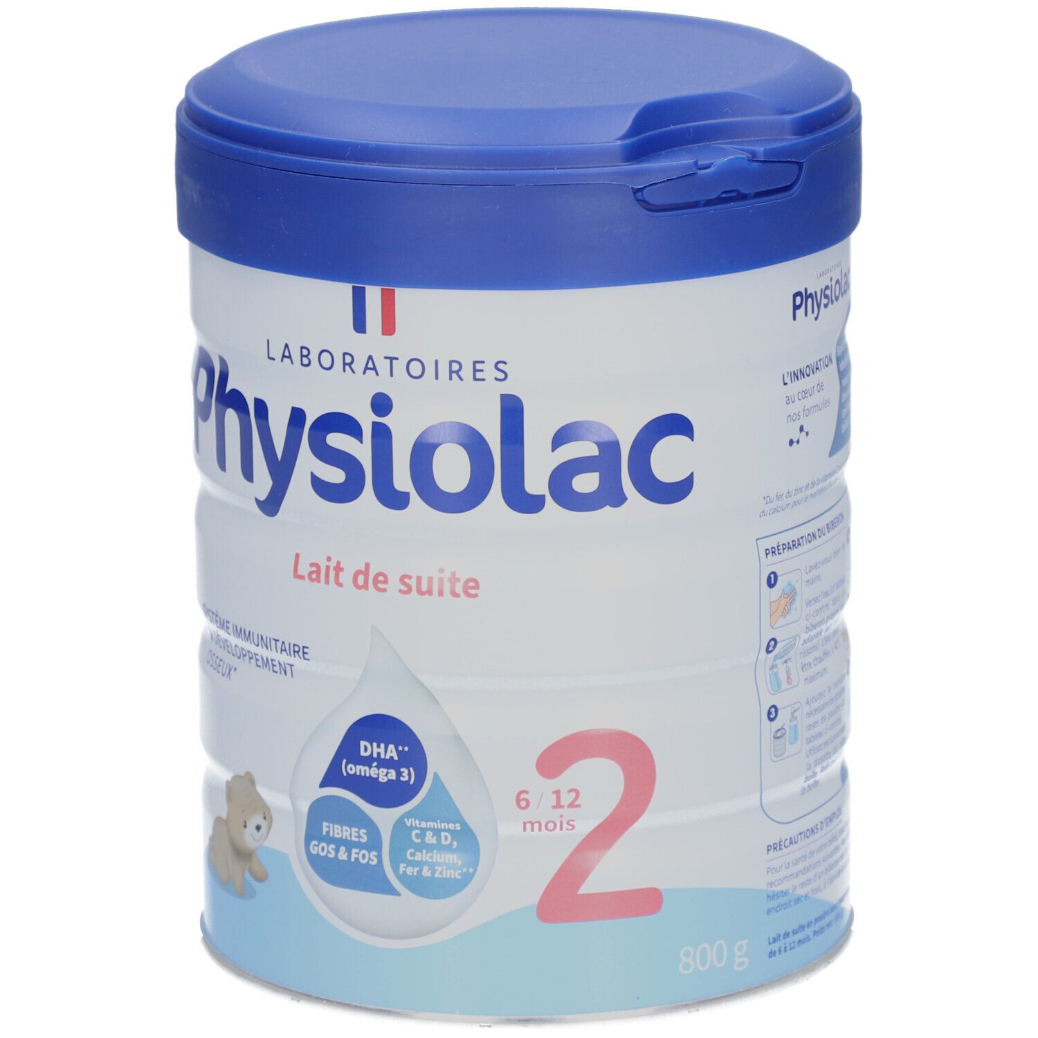 Physiolac Lait de Suite 2ème Âge 6/12 mois