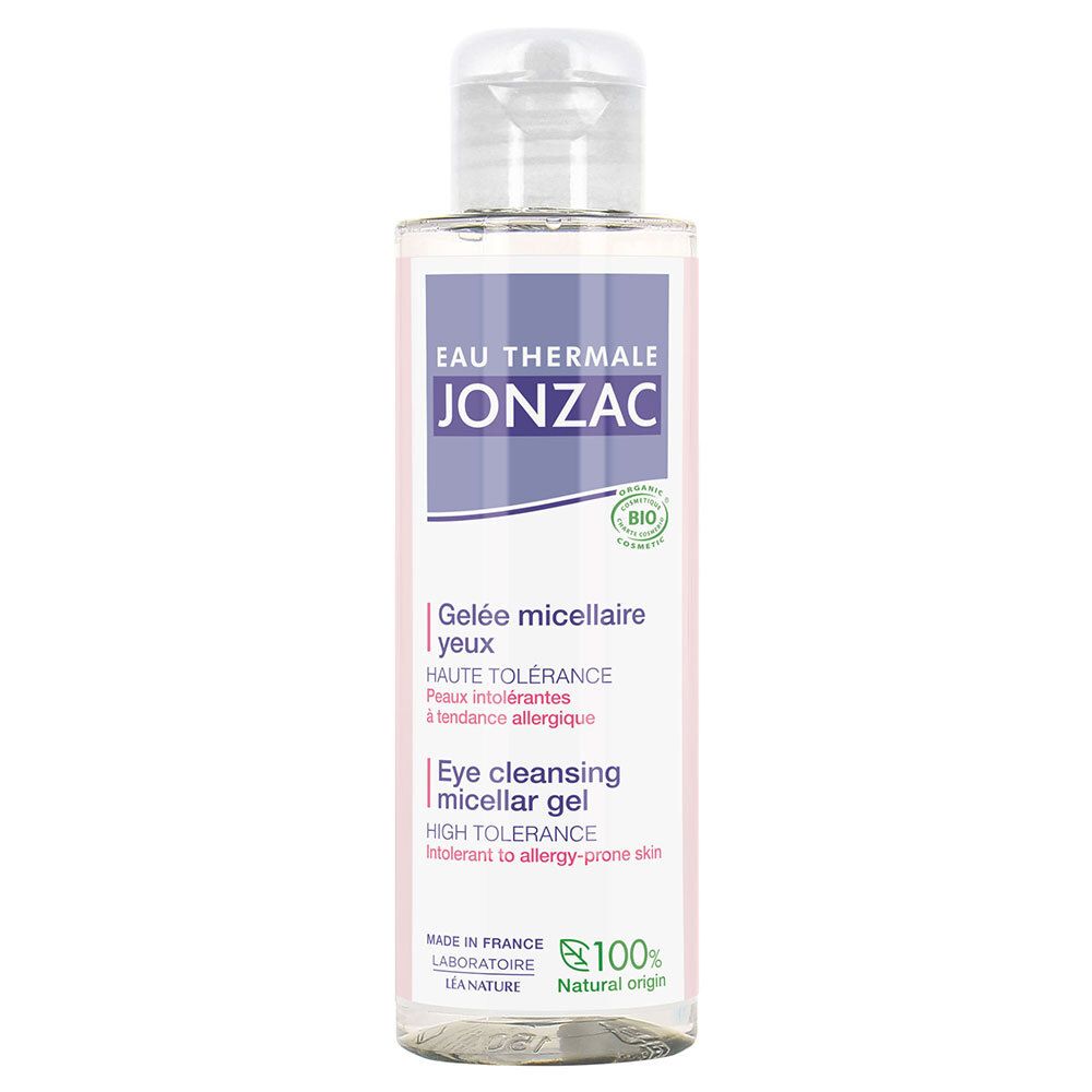 Jonzac Gel Micellaire Démaquillant Yeux Bio Peaux Intolérantes